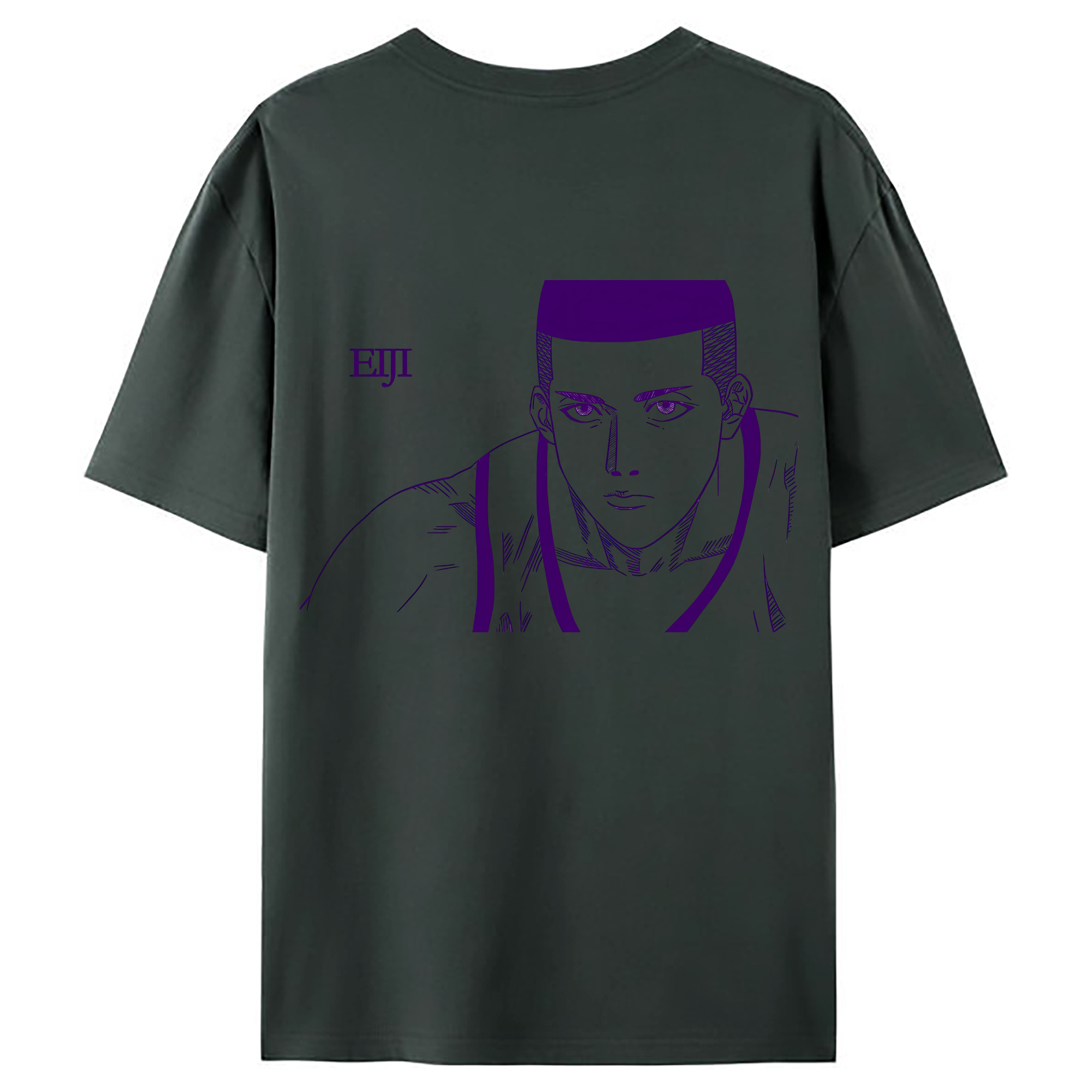 （画像用） SLAM DUNK／スラムダンク 綿100％ メンズ半袖Tシャツ（バックプリント） 通気性
